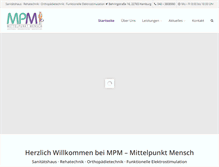 Tablet Screenshot of mpm-hh.de